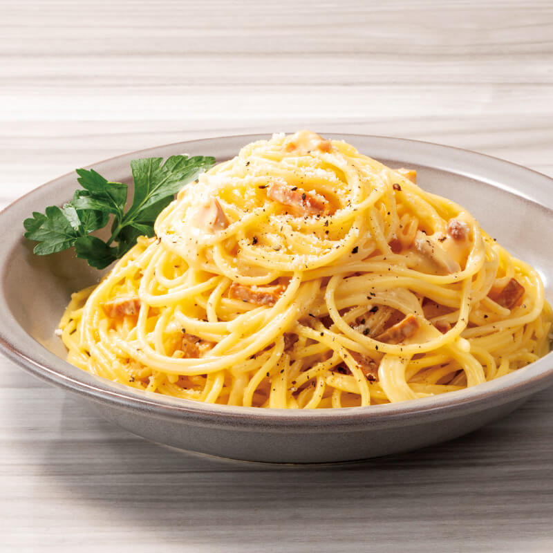 チーズにこだわったカルボナーラ
