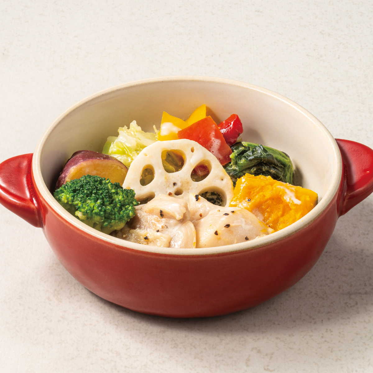 1/3日分の野菜！チキンと8種野菜のバーニャカウダ仕立て