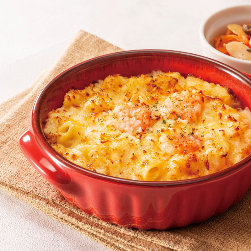 4種チーズの海老グラタン