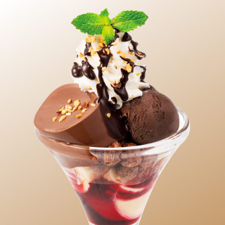 チョコプリンパルフェ～選べるソース