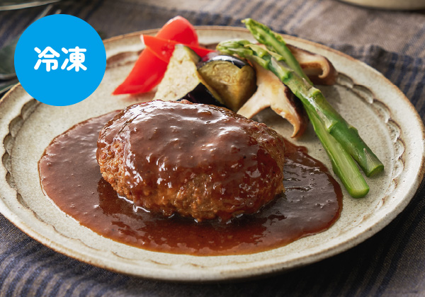 デニーズの特製ソースで仕込んだガーリックハンバーグ