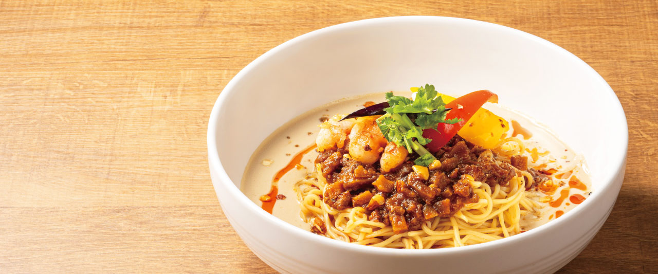 アジアン冷やし豆乳担々麺