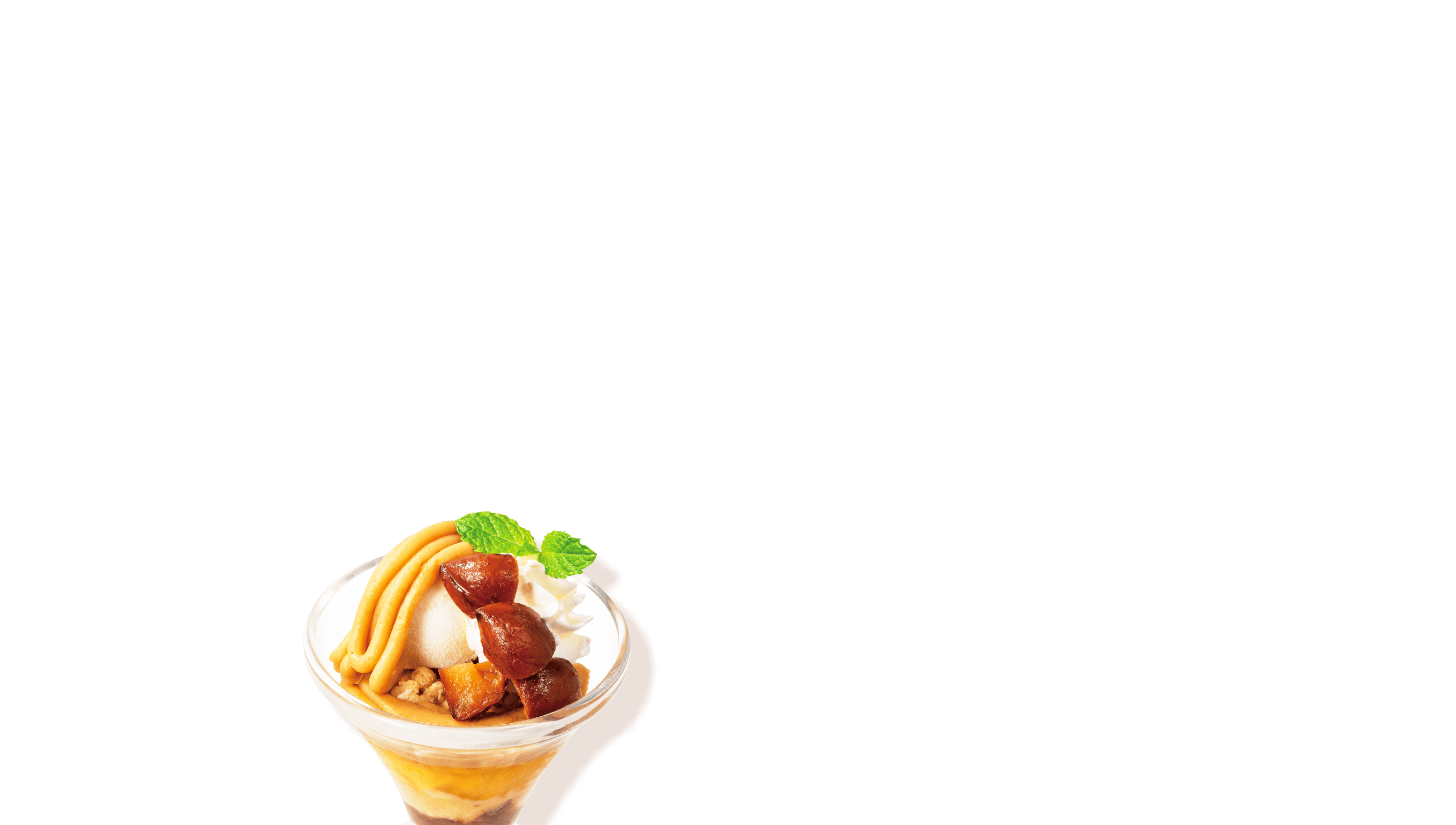 栗のモンブランパルフェ