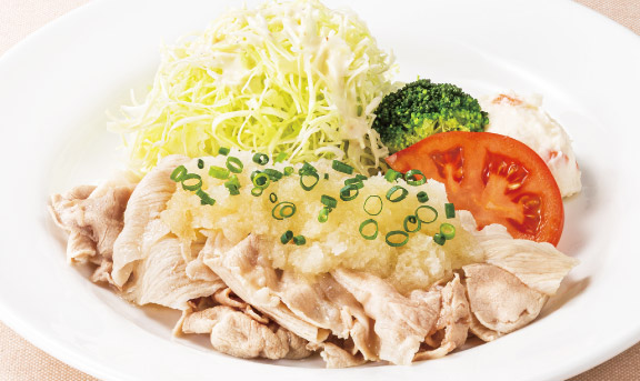 あぐー豚のしゃぶしゃぶ～おろし仕立て
