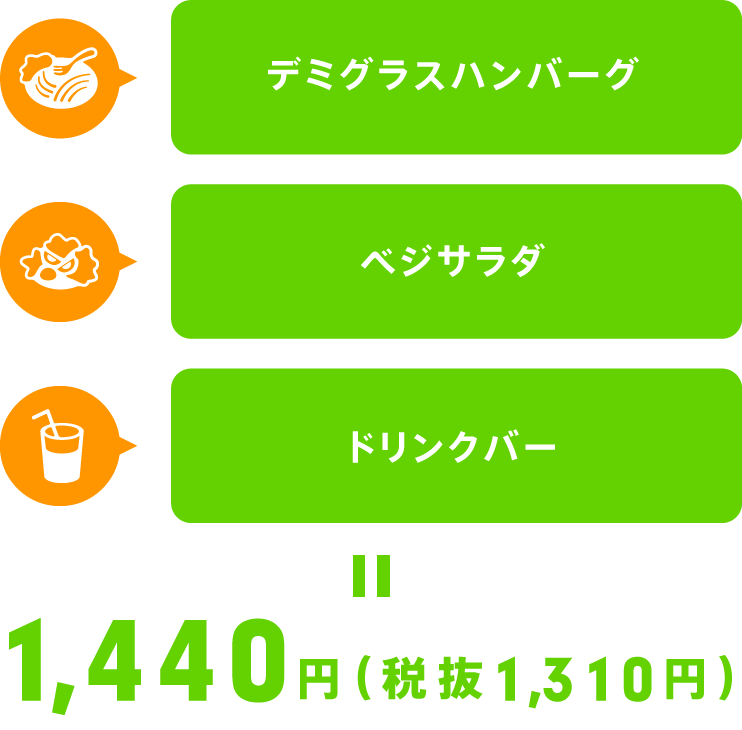 1,390円（税抜1,264円）～