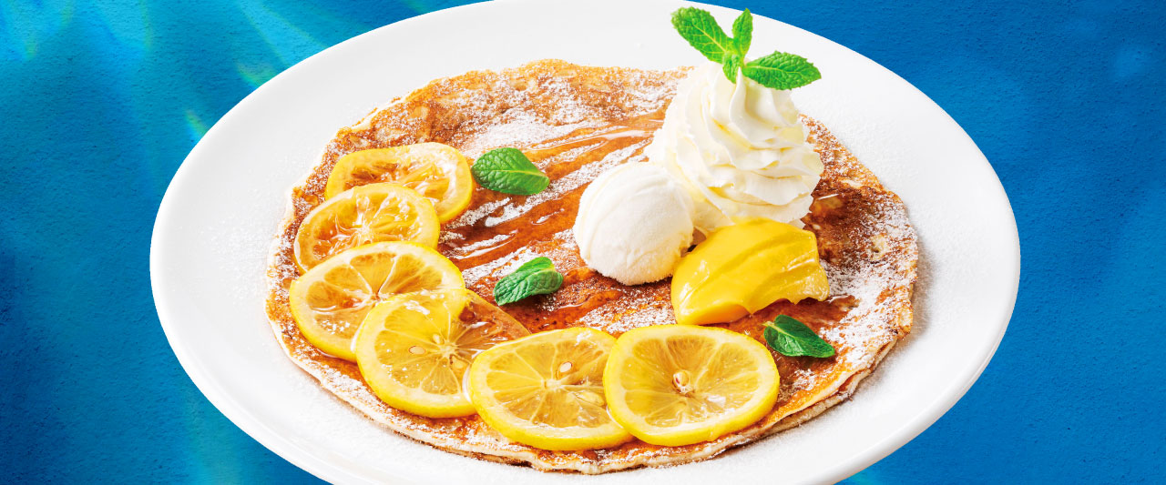 はちみつレモンとチーズの自家製ガレット デニーズ