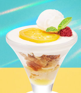 フレンチトーストのちょこっとレモンパルフェ