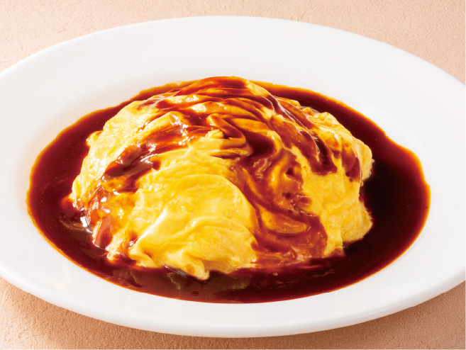 とろ～り卵とチーズのオムライス