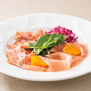 生ハムオレンジ&ローストポーク