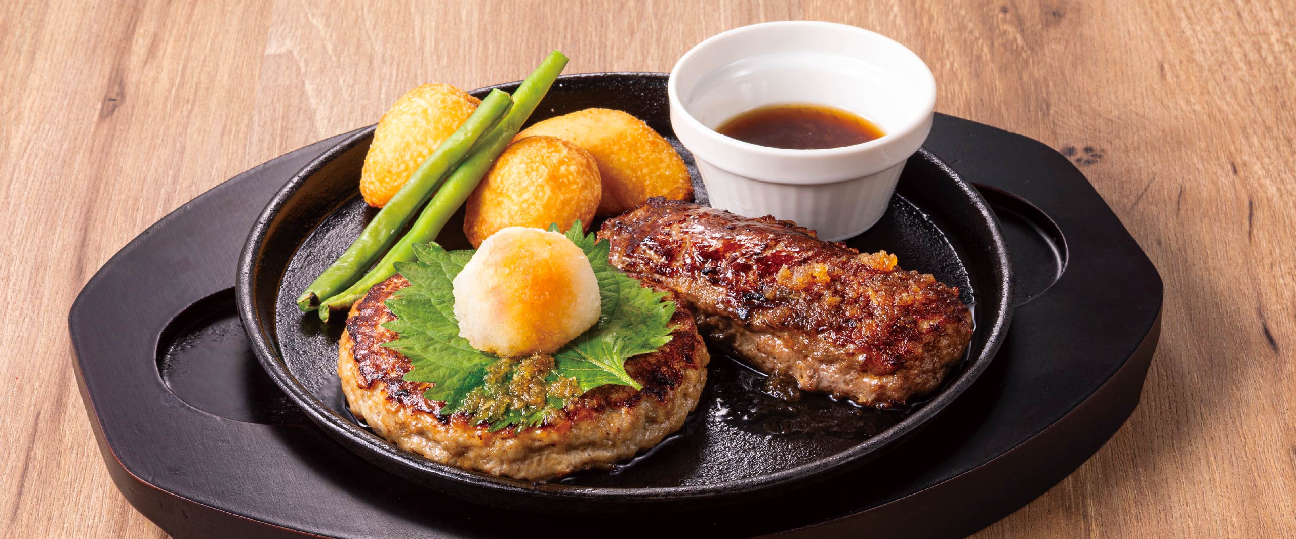 おろしハンバーグ＆BEEFハンバーグステーキ