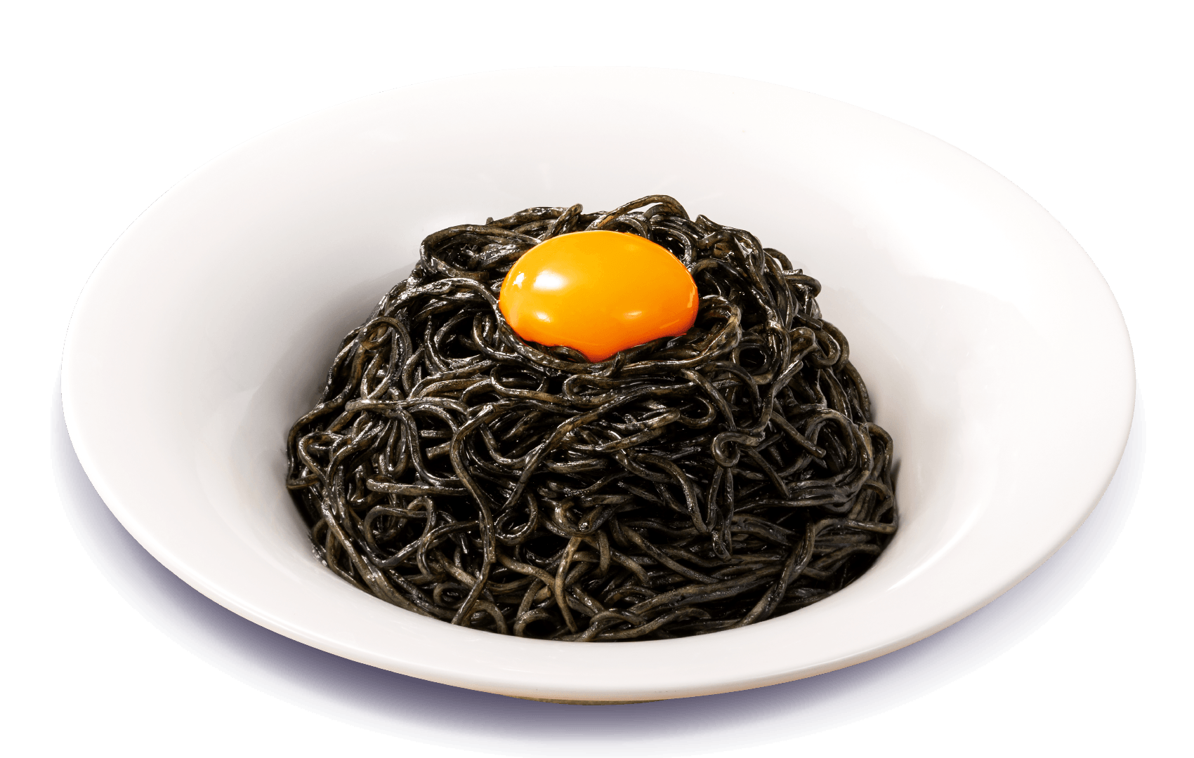 黒麺×ガーリックライスの満月仕立て