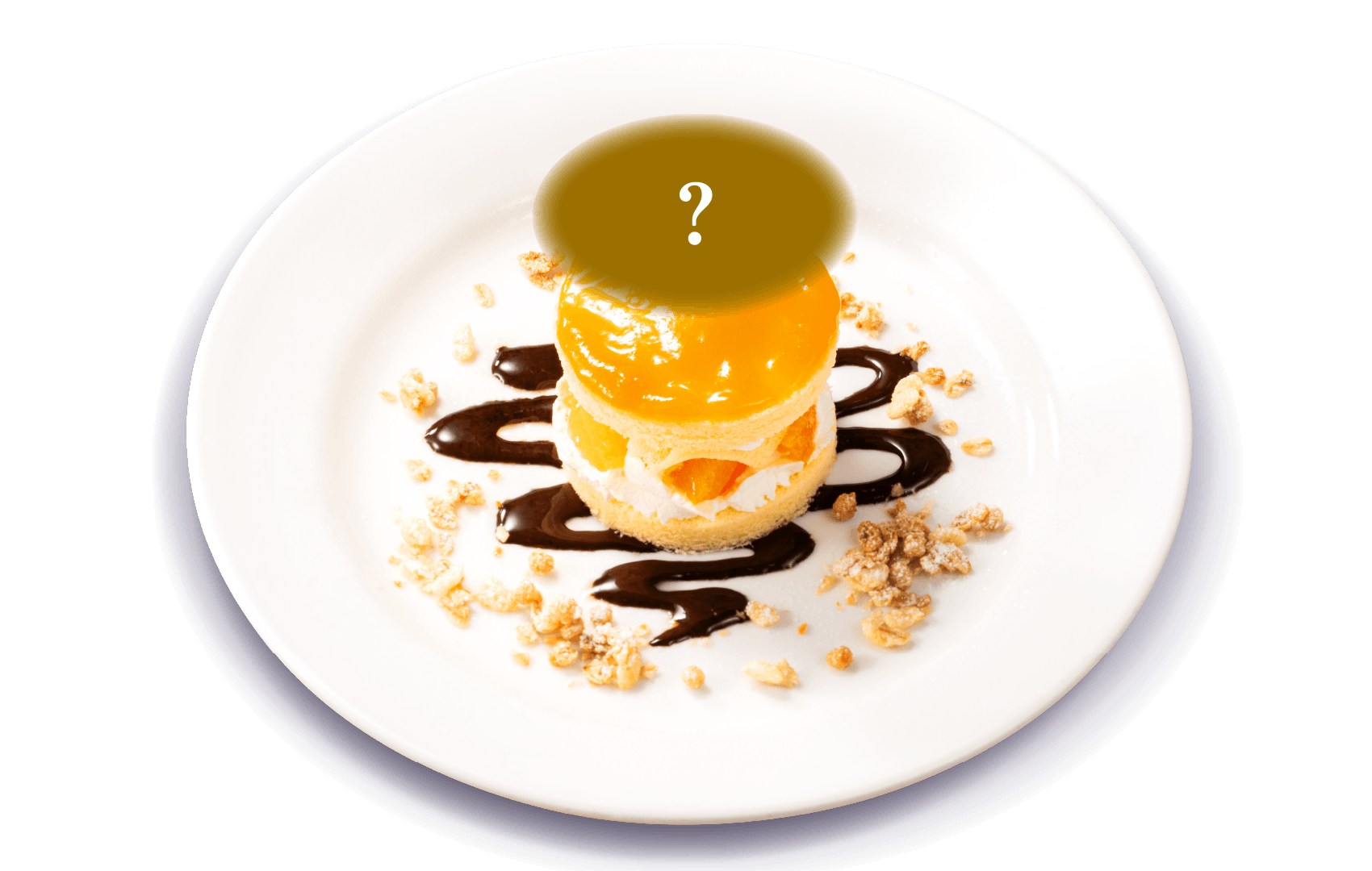 オレンジのショートケーキ