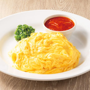 特製ケチャップのオムライス