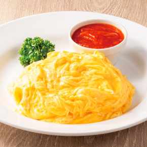 特製ケチャップのオムライス