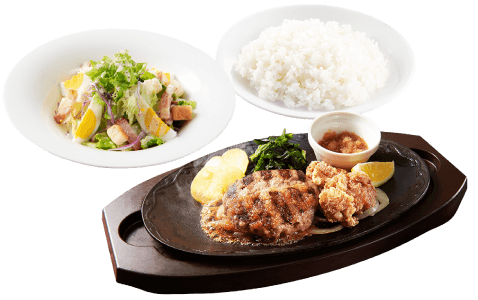 Aセット(選べる具だくさんサラダ&ライス)