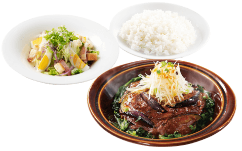 Aセット(選べる具だくさんサラダ&ライス)