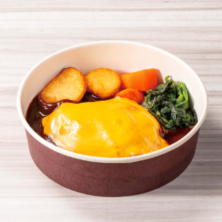 デミ煮込みチーズハンバーグ