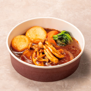 きのこデミ煮込みハンバーグ