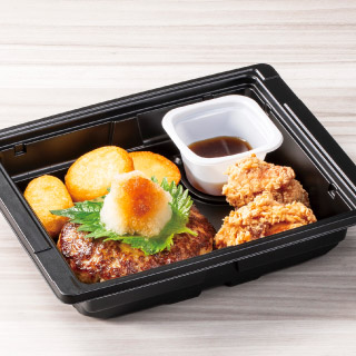 おろしハンバーグ&唐揚げ