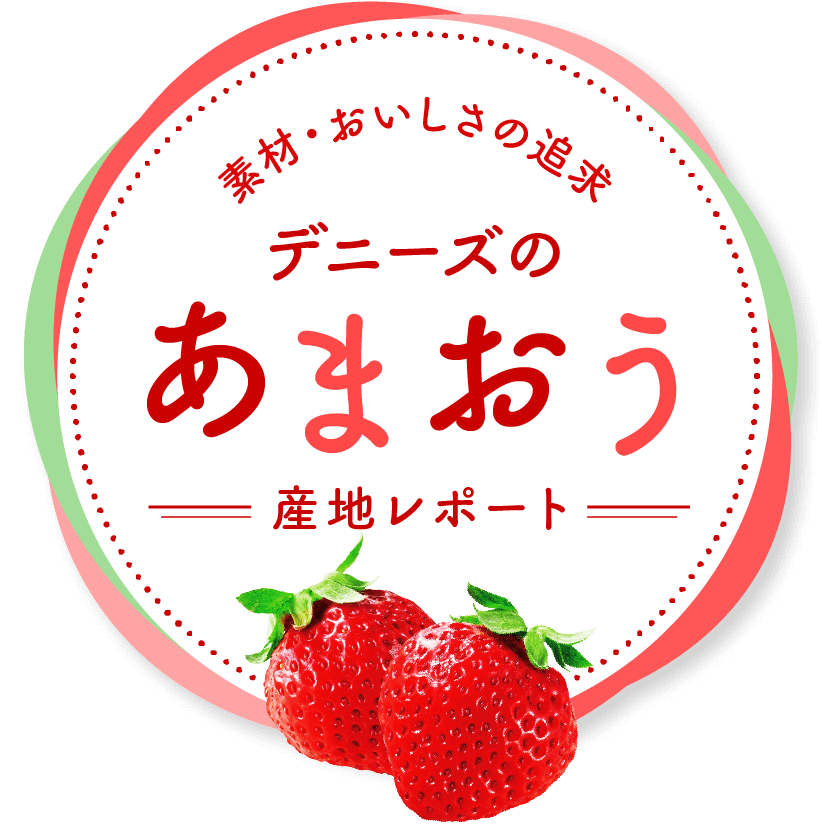 素材・おいしさの追求~デニーズあまおう産地レポート