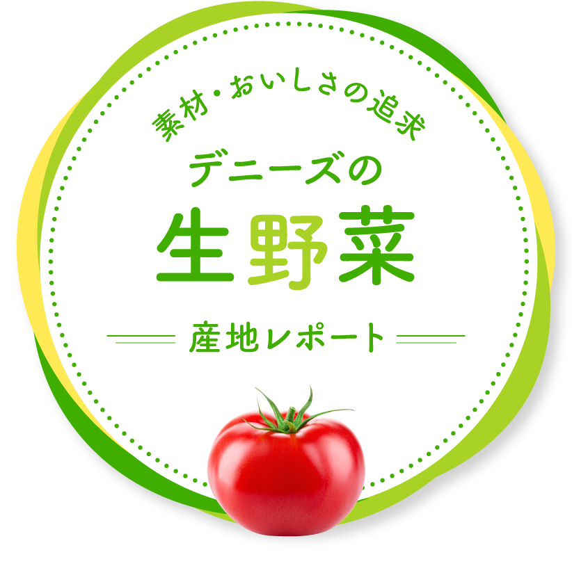 素材・おいしさの追求~デニーズの生野菜