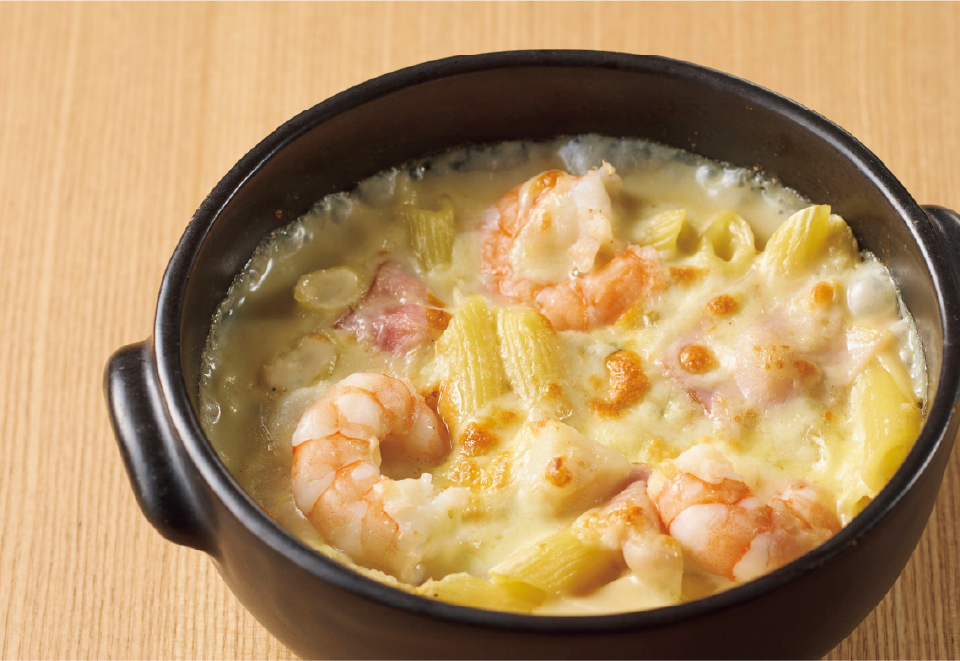 シーフードチャウダーグラタン