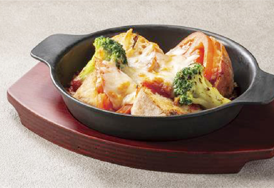 石窯ブールと野菜のオーブン焼き～トマト＆チーズ