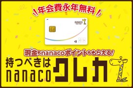 新登場！持つべきはnanacoクレカ