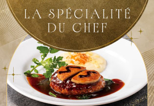 冬の特別メニュー「ロッシーニ風」